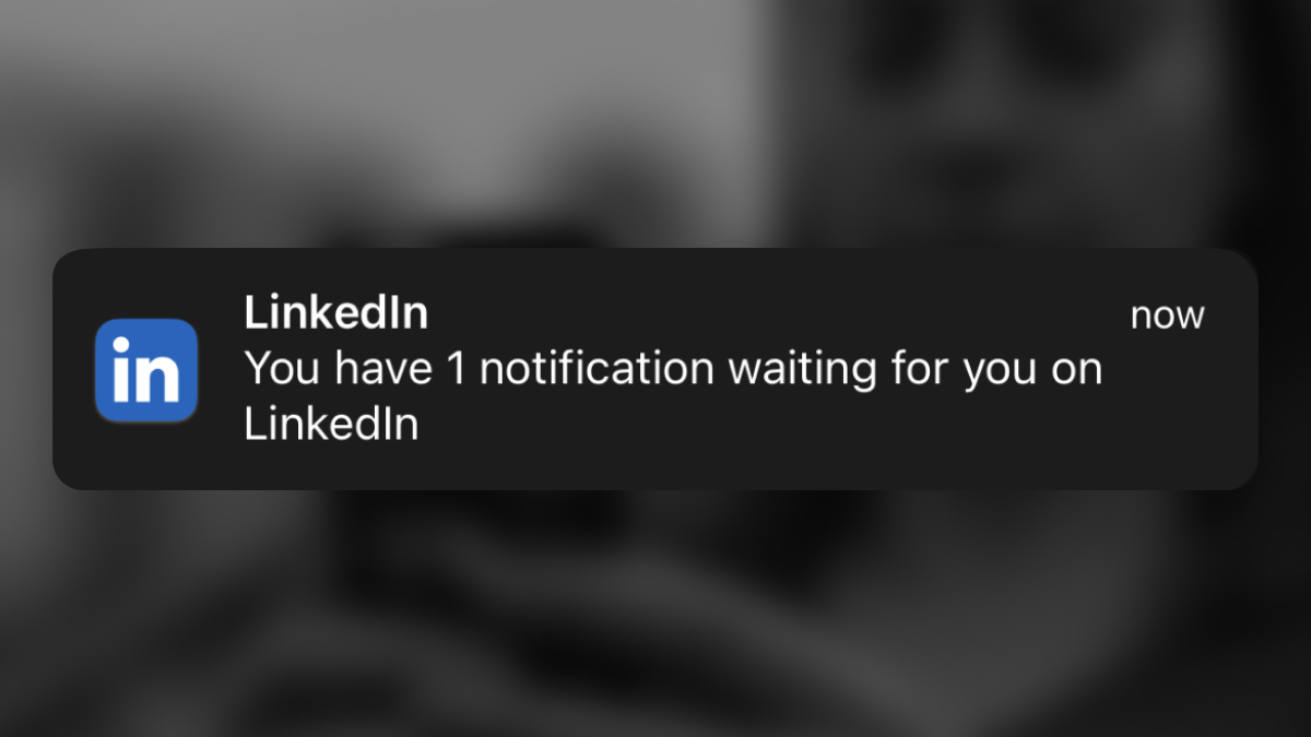 You have another notification you didn't want or need
